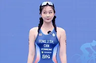 体坛颜值天花板冯竟爽，173cm的黄金臀腿比，秒杀内娱女星！
