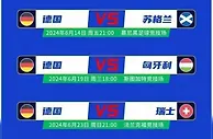 CCTV5直播欧洲杯揭幕战：德国vs苏格兰 2大亿欧先生&哈弗茨冲锋