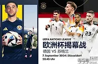 欧洲杯德国VS苏格兰：德国作为东道主揭幕战能否取得大胜？