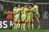 欧国联-何塞卢闪击破门法比安双响 十人西班牙4-1瑞士