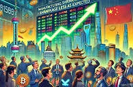 中國股市因製造業萎縮幅度小於預期而飆升，加密鄉民望向 A 股