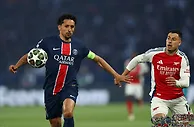 巴黎圣日耳曼2-1淘汰阿森纳，赛后评分：阿森纳49号排倒数第一