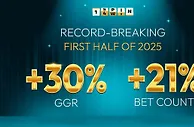 1spin4win 2025年上半年GGR增长30%，新游戏与合作驱动强劲发展