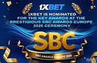 1xBet 获 2025 SBC 欧洲大奖多项提名，彰显行业领导力