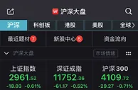 A股弱势震荡沪指跌0.61% 两市2500只个股下跌