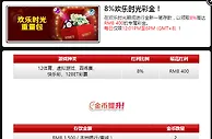 12BET 在欢乐时光期间进行全新一笔存款，以领取8%高达RMB 400的专属彩金
