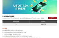 12BET 使用USDT泰达币支付方式进行存款，每日领取1.2%返现高达CNY 1,200