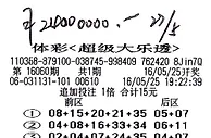 古稀老伯5注追加票拿下2400万5个子女共同领奖