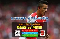 英超波胆：史雲斯 vs 阿仙奴