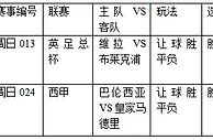 过关2串1:维拉无心恋战 皇马做客蕴冷