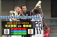 赛事推荐: 尤文图斯 VS 摩纳哥
