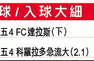 美職聯攻略：急流讓唔起達拉斯 
