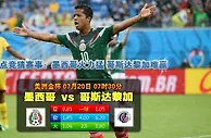 玩球网心水：美洲金杯　7月20日 7:30　墨西哥 VS 哥斯达黎加