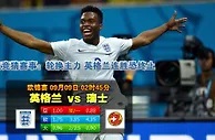 玩球网心水：欧锦赛　9月9日 2:45　英格兰 VS 瑞士