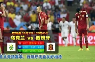 玩球网心水：欧锦赛　10月13日 2:45　乌克兰 VS 西班牙