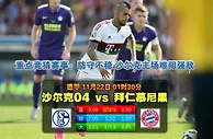玩球网心水：德甲　11月22日 1:30　沙尔克04 VS 拜仁慕尼黑