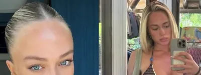 English Model Ella Buffin Supports Dutch Partner at World Cup