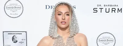 SHOW STEELER Lioness Chloe Kelly stuns in racy hooded metallic gown at star-studded awards bash
